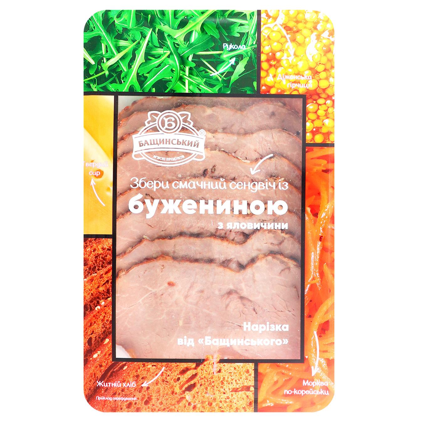 

Буженина Бащинский говяжья нарезка 120г