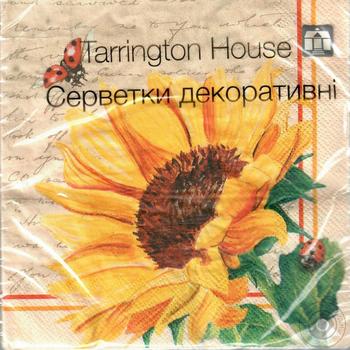 Tarrington House three-layer paper table napkins 18pcs - buy, prices for MegaMarket - photo 1