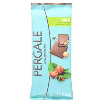 Pergale Milk Chocolate with Whole Hazelnuts 85g - buy, prices for Tavria V - photo 1