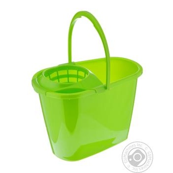 York Oval Bucket with Squeezer 8l - buy, prices for Tavria V - photo 1