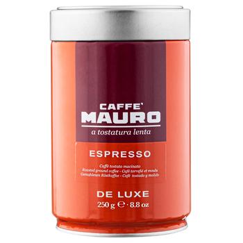 Кофе Mauro De Luxe Эспрессо молотый 250г - купить, цены на Таврия В - фото 1