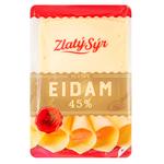 Zlaty Syr Edam Sliced Cheese 45% 150g
