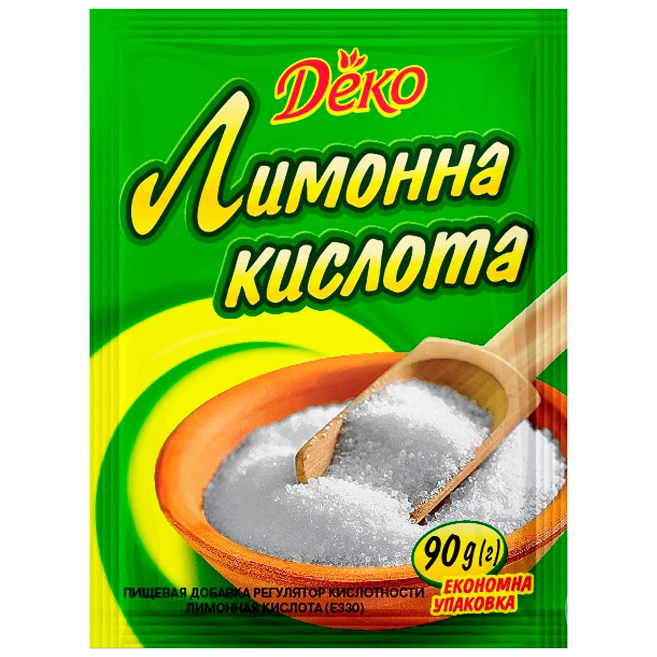 

Лимонная кислота Деко 90г