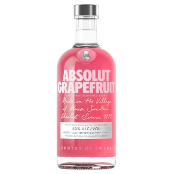 Горілка Absolut Грейпфрут 40% 0,7л - купити, ціни на AlcoHub - фото 1