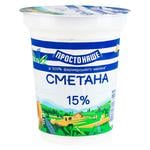 Сметана Простонаше 15% 325г