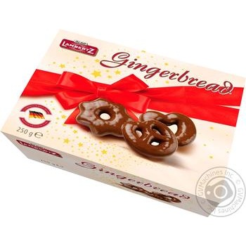 Lambertz Gingerbread in Dark Chocolate 250g - buy, prices for Tavria V - photo 1