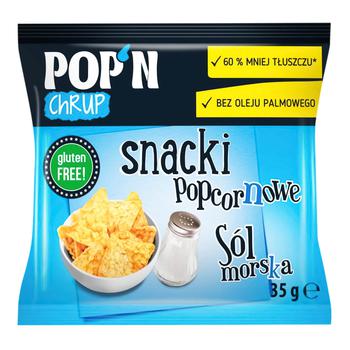 Pop'n Chrup Snacks with Sea Salt 35g