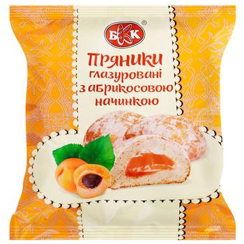 BKK In Glaze With Apricot Filling Gingerbread 190g - buy, prices for MegaMarket - photo 1