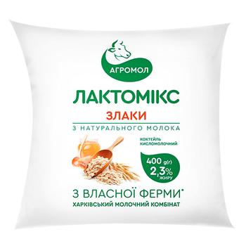 Коктейль Агромол Лактомікс Злаки 2,3% 400г - купити, ціни на Таврія В - фото 1