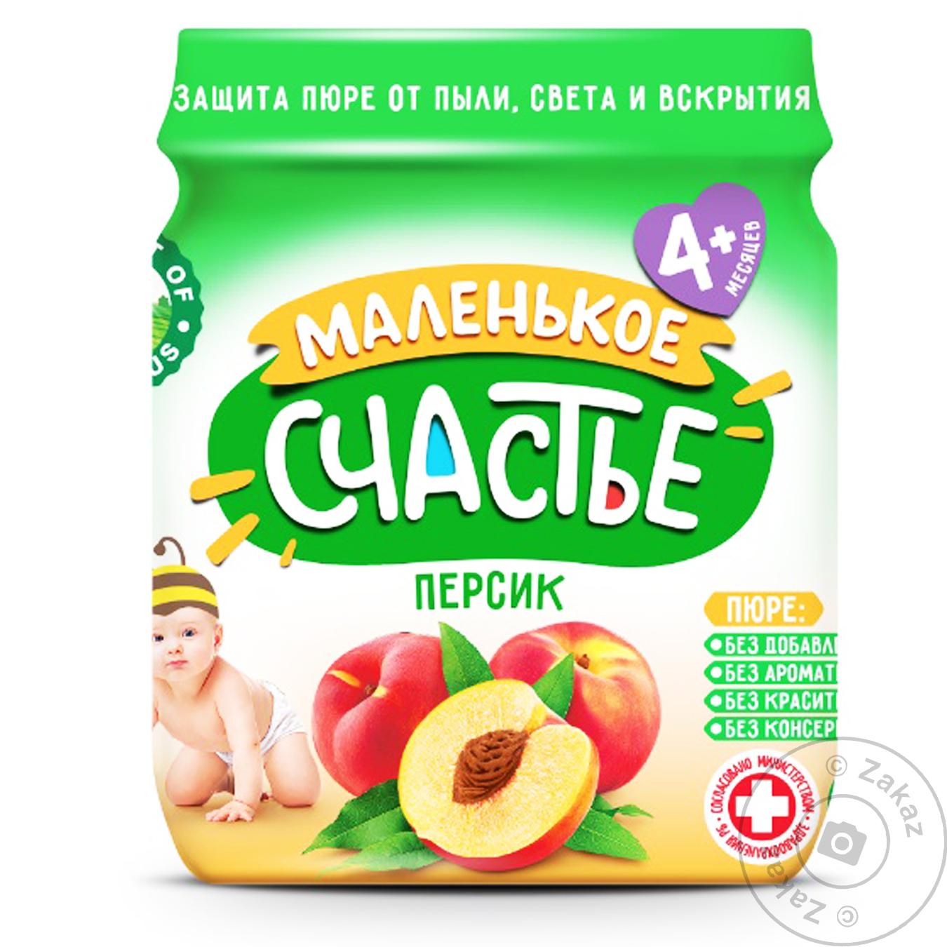 

Пюре Маленькое счастье персик 90г
