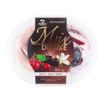 Морозиво Ласунка Mix Deluxe Ваніль-вишня-какао 550г
