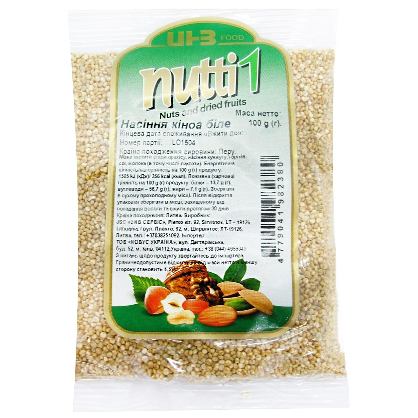 

Семена киноа Nutti белые 100г
