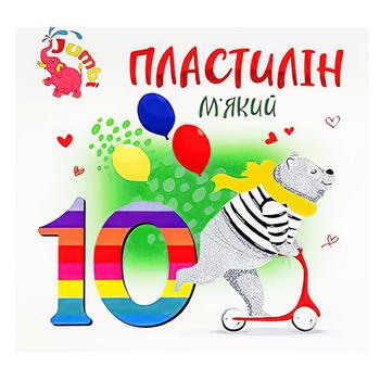 Пластилин Jumbі мягкий 10 цветов - купить, цены на Таврия В - фото 1