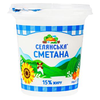 Сметана Селянське 15% 300г - купить, цены на Varus - фото 2