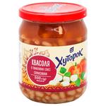 Квасоля Хуторок в томатному соусі 500мл