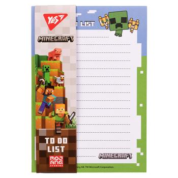 Папір для нотаток Yes To Do List Minecraft на магніті - купити, ціни на NOVUS - фото 1