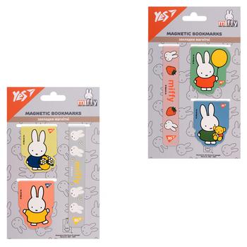 Закладки магнітні Yes Miffy 3шт