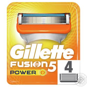 Men's Razor Blade Refills Gillette Fusion Power 4count - buy, prices for MegaMarket - photo 2