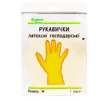 Kozhen Den Economic Latex Gloves Size M - buy, prices for Auchan - photo 1