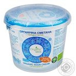 Сметана Organic Milk органічна термостатна 20% 270г