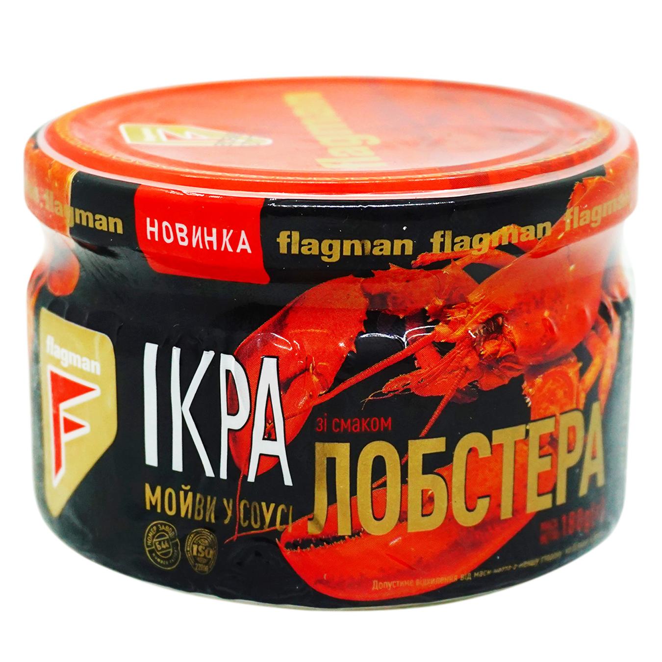 

Икра мойвы Flagman в соусе со вкусом лобстера 180г
