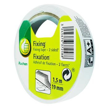 Auchan Bilateral Tape 19mm*1.5m - buy, prices for Auchan - photo 1