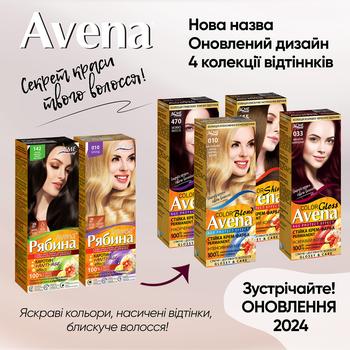 Крем-краска для волос устойчивая AVENA Gloss Color 035 Гранат - купить, цены на Идеал - фото 4