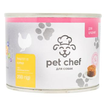 Pet Chef Pate with Chicken Canned Food for Puppies 200g - buy, prices for  - photo 1