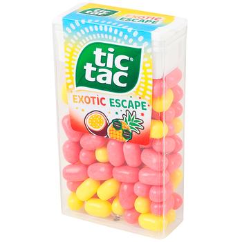 Tic Tac Exotic Mix Pineapple and Passion Fruit Flavored Dragee 54g - buy, prices for - photo 3