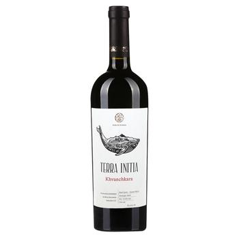 Вино Terra Initia Khvanchkara червоне напівсолодке 12,5% 0,75л - купити, ціни на Біотус - фото 1