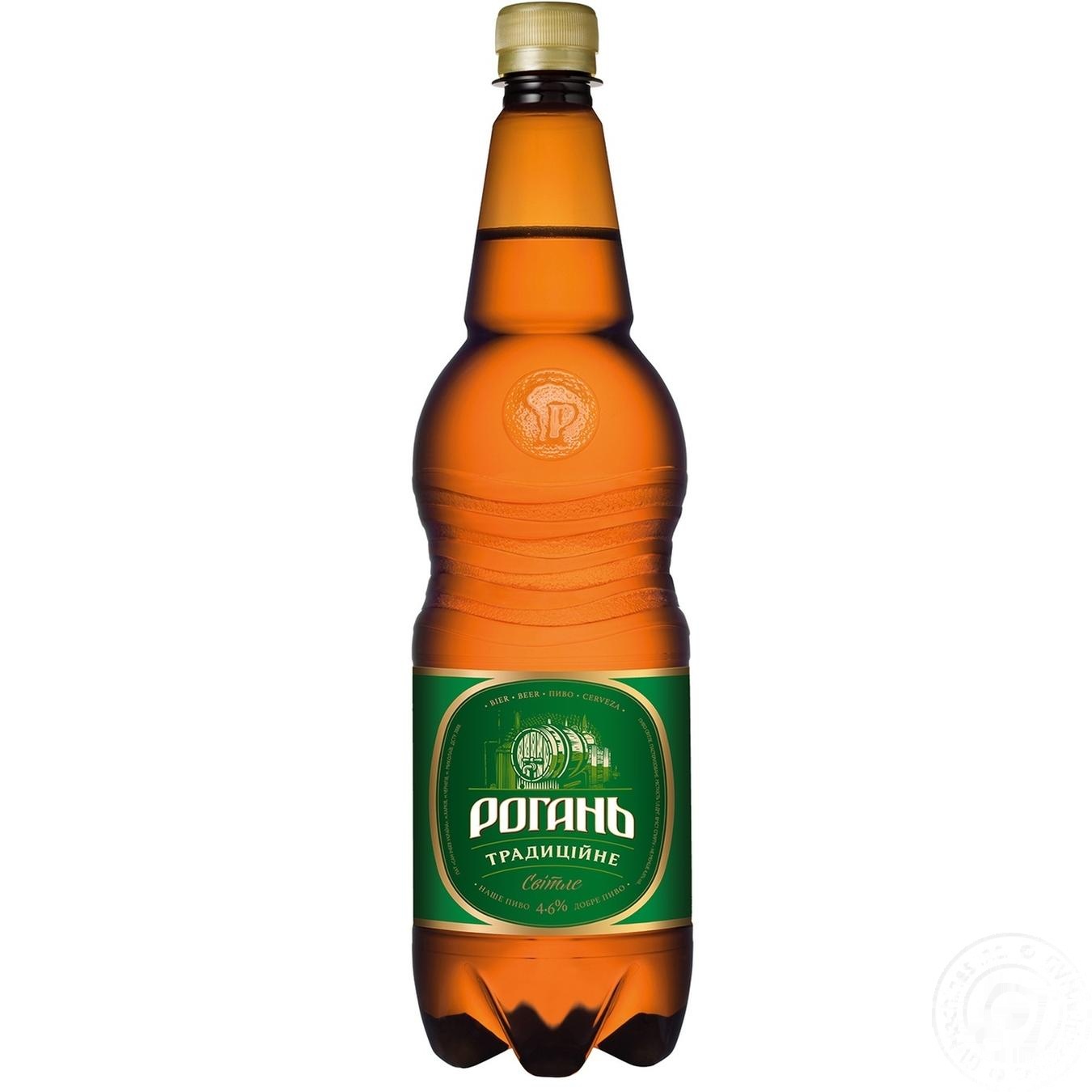 

Пиво Рогань Традиционное светлое 4,6% 1,2л