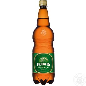 Пиво Рогань Традиционное светлое 4,6% 1,2л - купить, цены на Auchan - фото 1