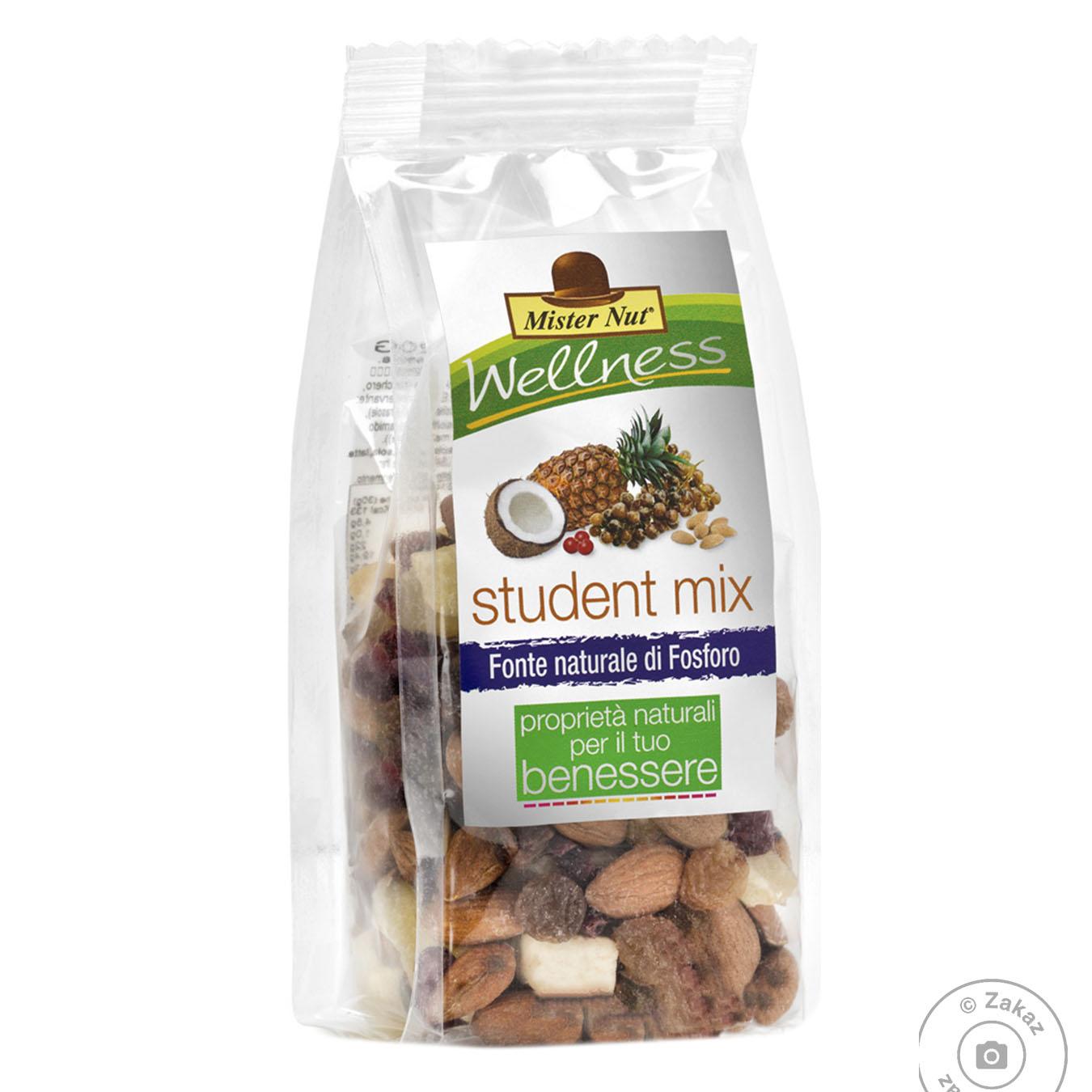 

Смесь орехово-фруктовая Mister Nut Студенческий микс 120г