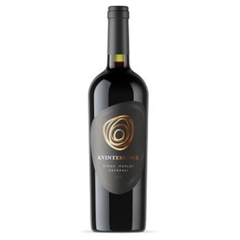 Kvintessence Syrah Merlot Saperavi Red Dry Wine 13.5% 0.75l - buy, prices for COSMOS - photo 1