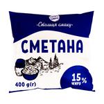 Сметана Столиця Смаку 15% 400г