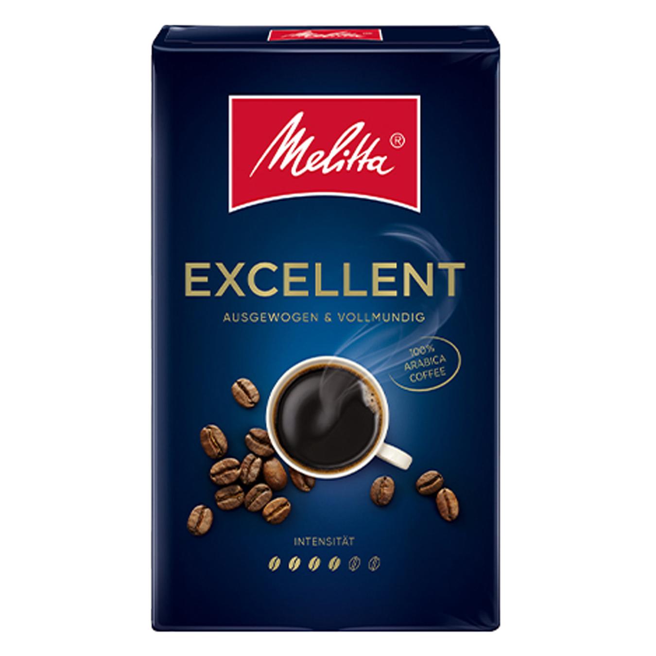 

Кофе Melitta Excellent молотый жаренный 500г