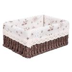 Коробка мебельная с тканью 22x16x10см