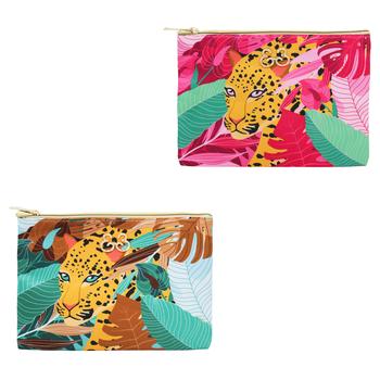 Косметичка/гаманець леопард в асортименті Atout Beaute 22*17см