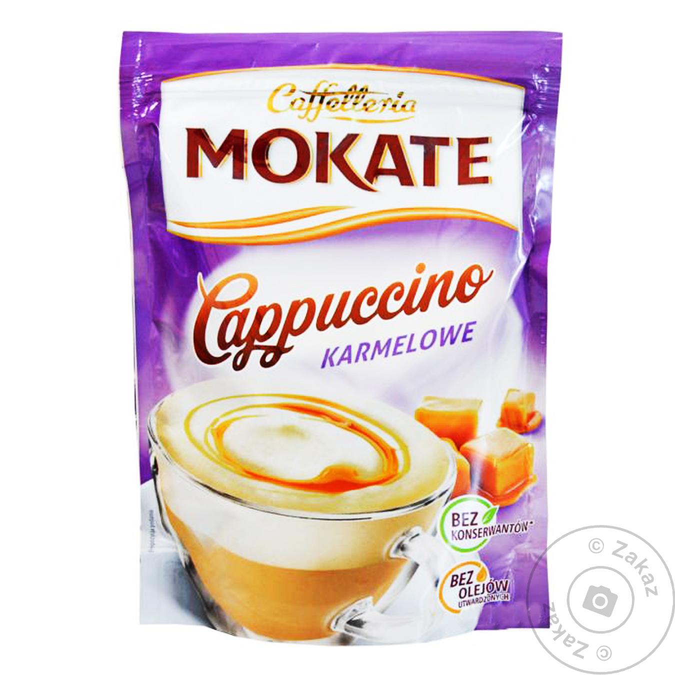 

Напиток кофейный Mokate Капучино карамель 110г