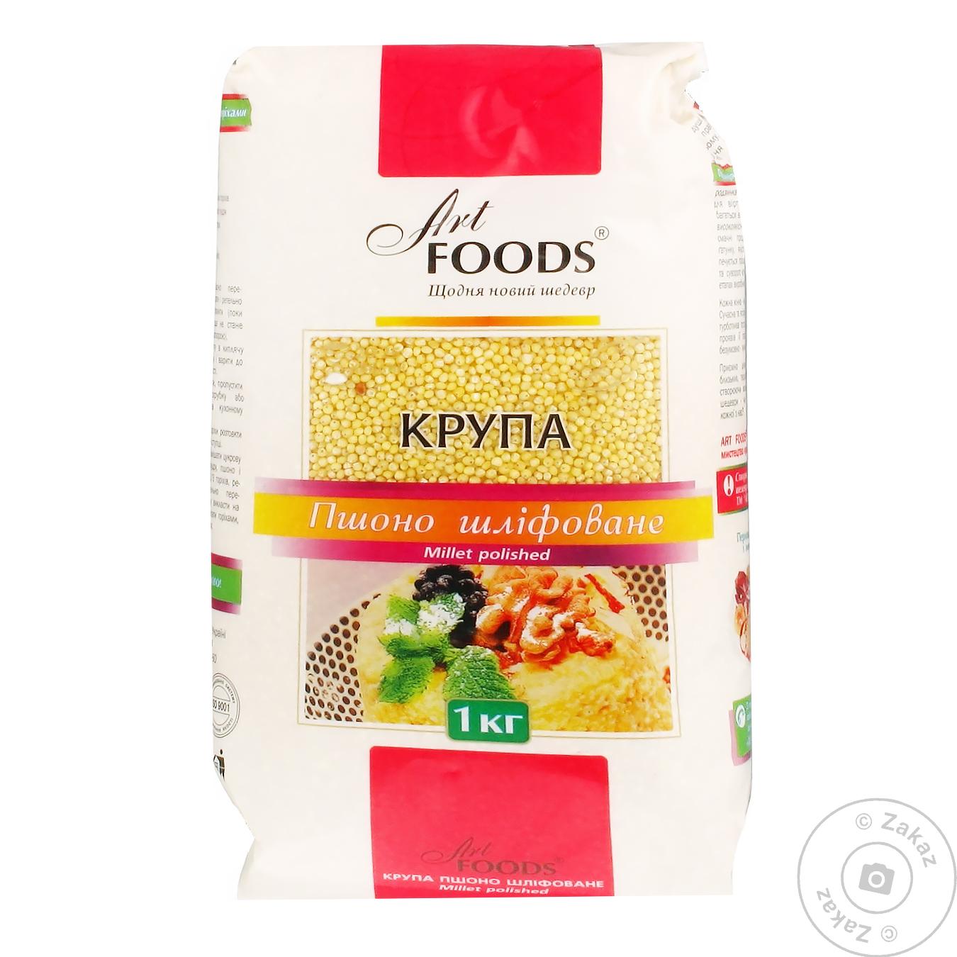 

Пшено Art Foods шлифованное 1кг