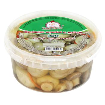 Smachna Tradytsiia Korean Style Marinated Champignons 400g - buy, prices for Chudo Market - photo 1