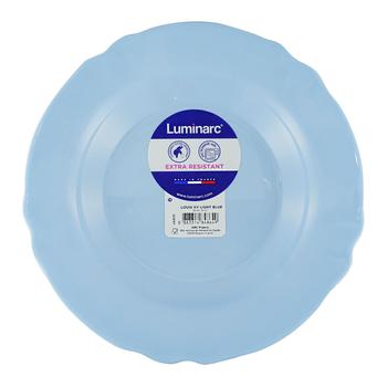 Тарелка Luminarc Louis XV Light Blue суповая 23см - купить, цены на Auchan - фото 1