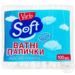 Ватні палички Varto Soft косметичні 100шт