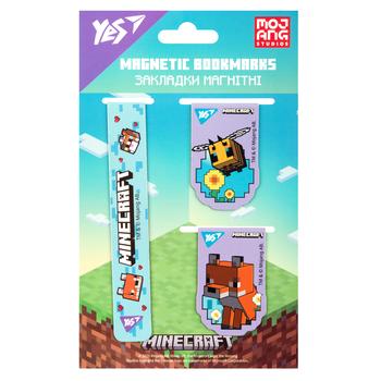 Закладки магнітні Yes Minecraft Spring 3шт - купити, ціни на NOVUS - фото 4