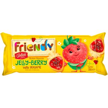 Friendy Jelly Berry Butter Cookies 200g - buy, prices for NOVUS - photo 1