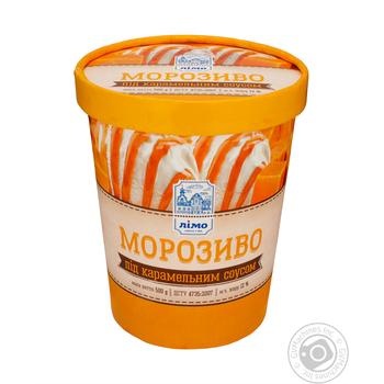 Морозиво Лімо під карамельним соусом в паперовому відерці 500г купити, ціни на МегаМаркет - фото 2