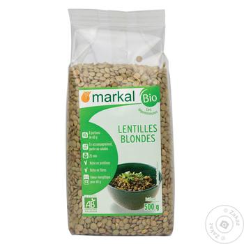 Сочевиця жовта Markal Bio 500г - купити, ціни на МегаМаркет - фото 1