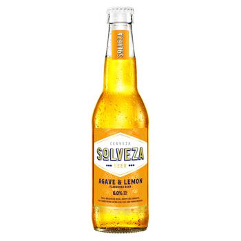 Solveza Agava Lemon Light Beer 6% 0.33l - buy, prices for EKO Market - photo 1