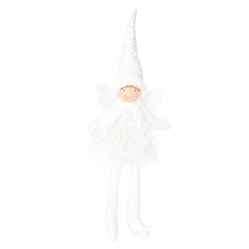 Koopman Angel Decorative Figurine 40cm White - buy, prices for NOVUS - photo 1