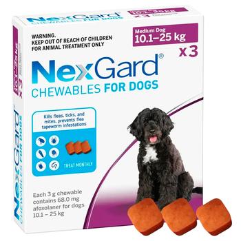 Таблетки для собак Boehringer Ingelheim NexGard від 10 до 25 кг, 3 шт - купити, ціни на MasterZoo - фото 4